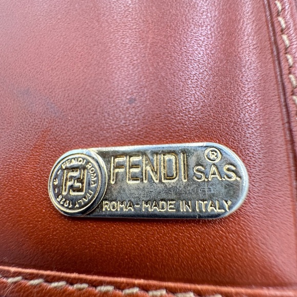 Vintage Fendi Green and Brown Wallet - Picture 11 of 13